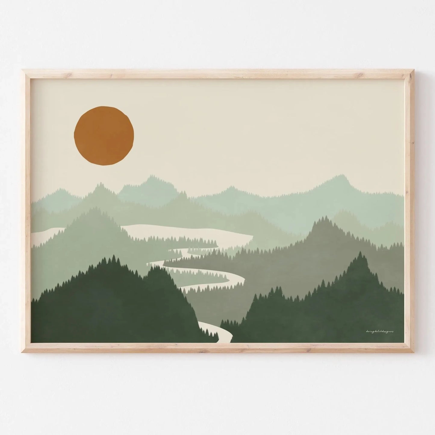 Japanese Alps Canvas Art