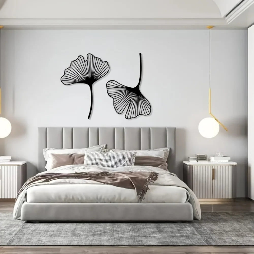 Ginkgo Metal Wall Art