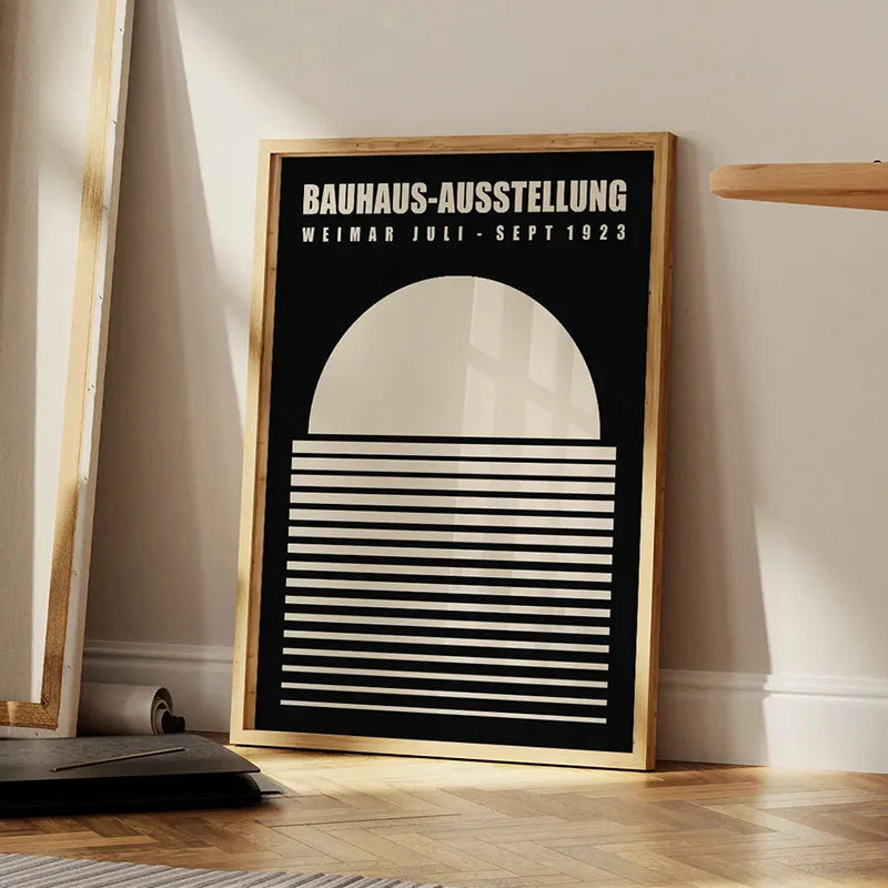 Bauhaus Rainbow Canvas Art
