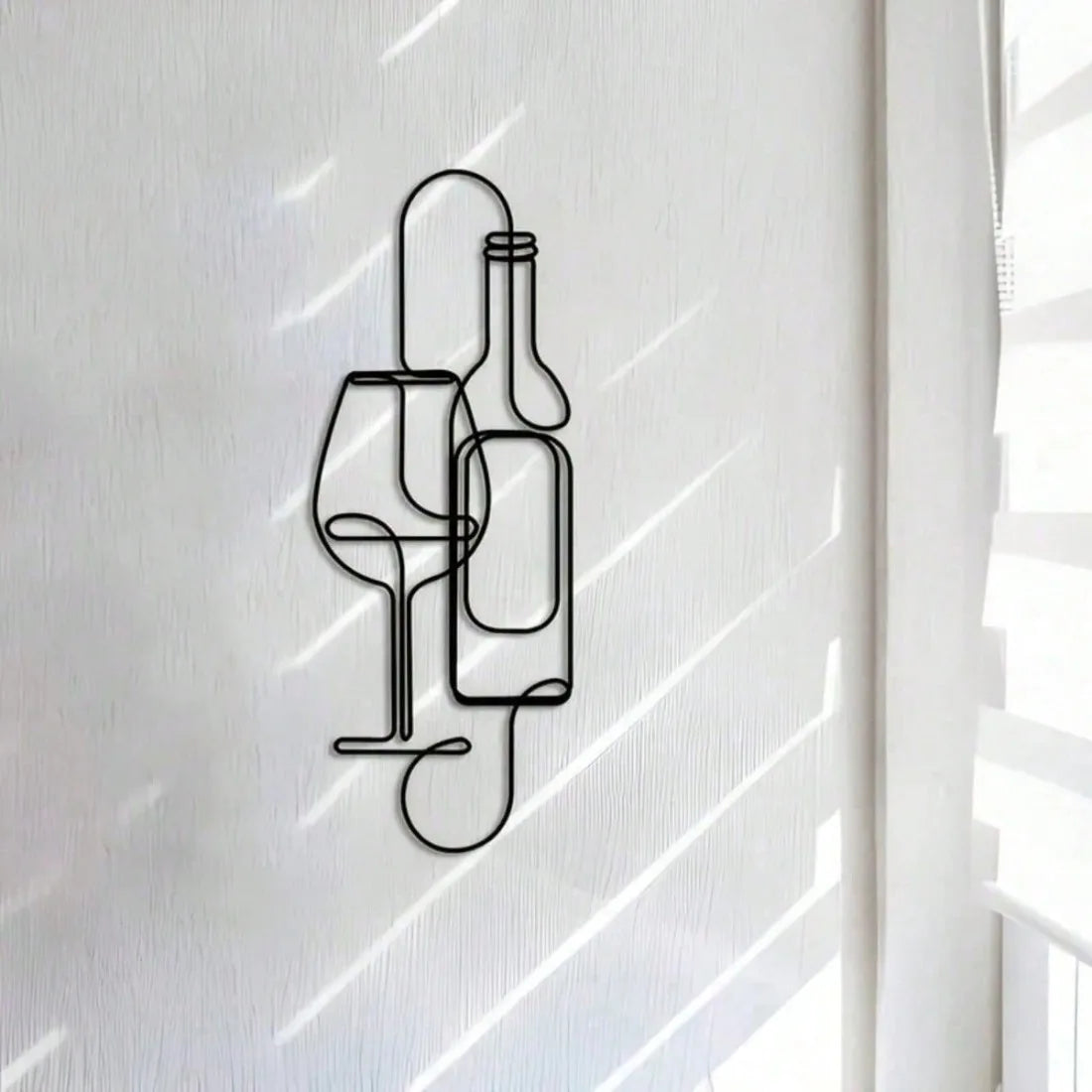 Modern Iron Wine Rack