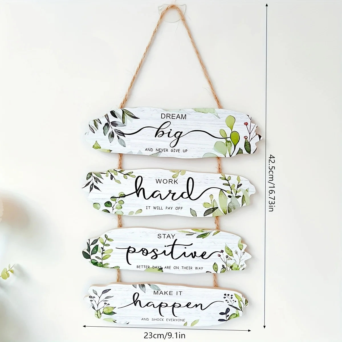 Rustic Inspirational Wall Sign