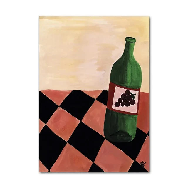 Lemon Vase Canvas Art