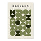 Green Bauhaus Wall Print