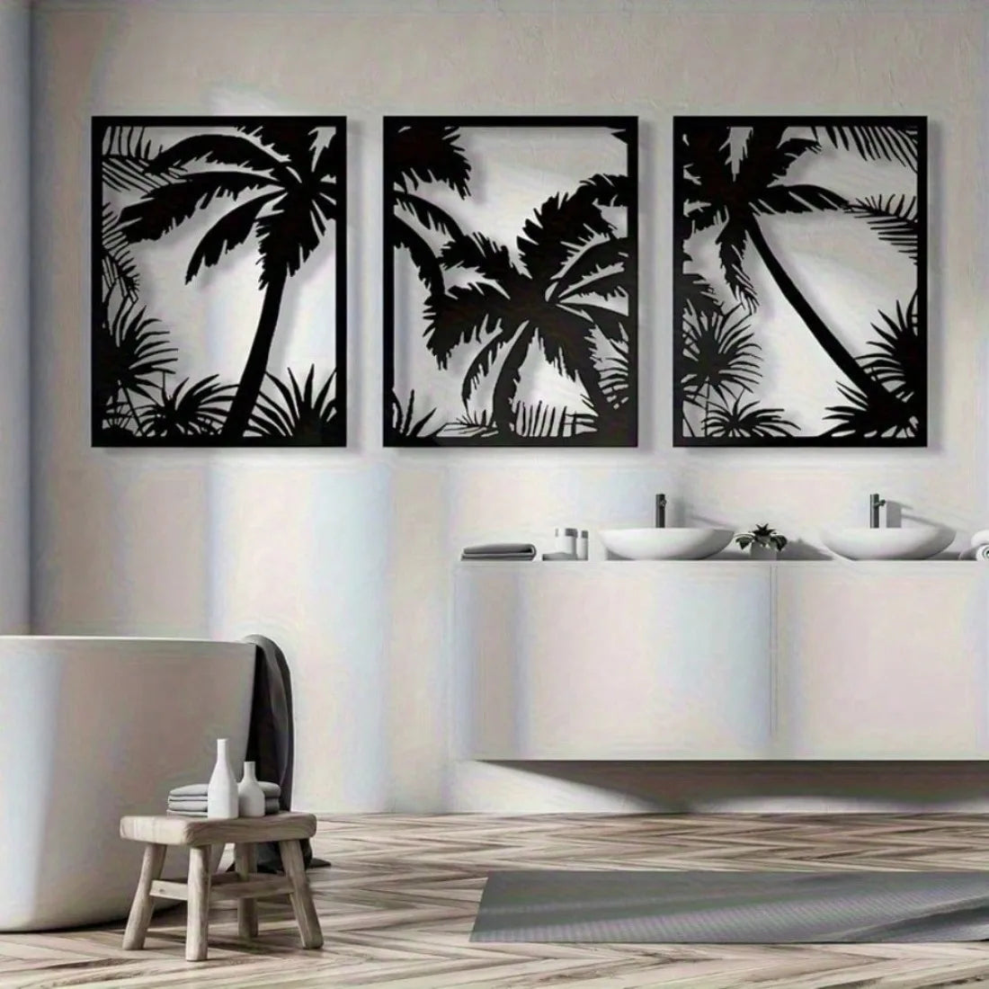 Metal Palm Tree Art