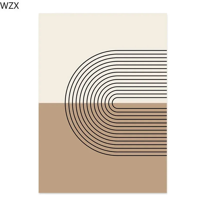 Scandinavian Geometric Canvas Art