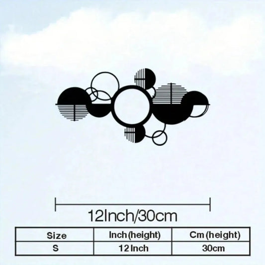 Geometric Metal Circle Art