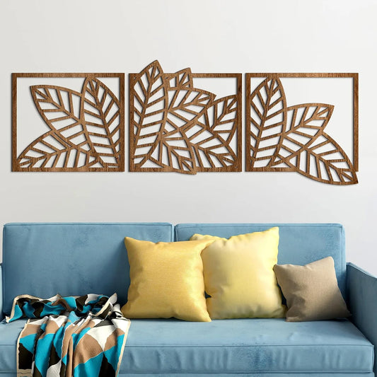 Wooden Tropical Palm Decor