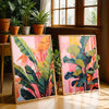 Tropical Palm Canvas Set