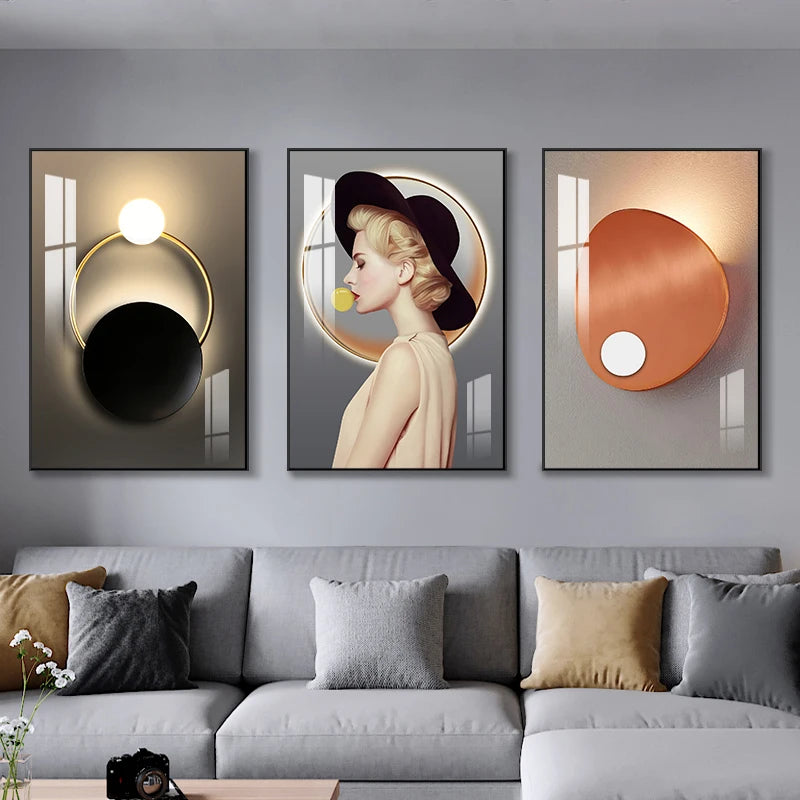Luxury Woman Canvas Set