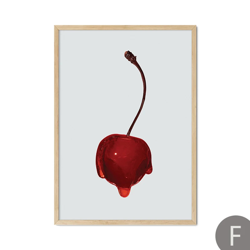 Botanical Cherry Flower Canvas