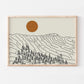 Japanese Alps Canvas Art