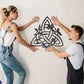 Celtic Trinity Metal Art