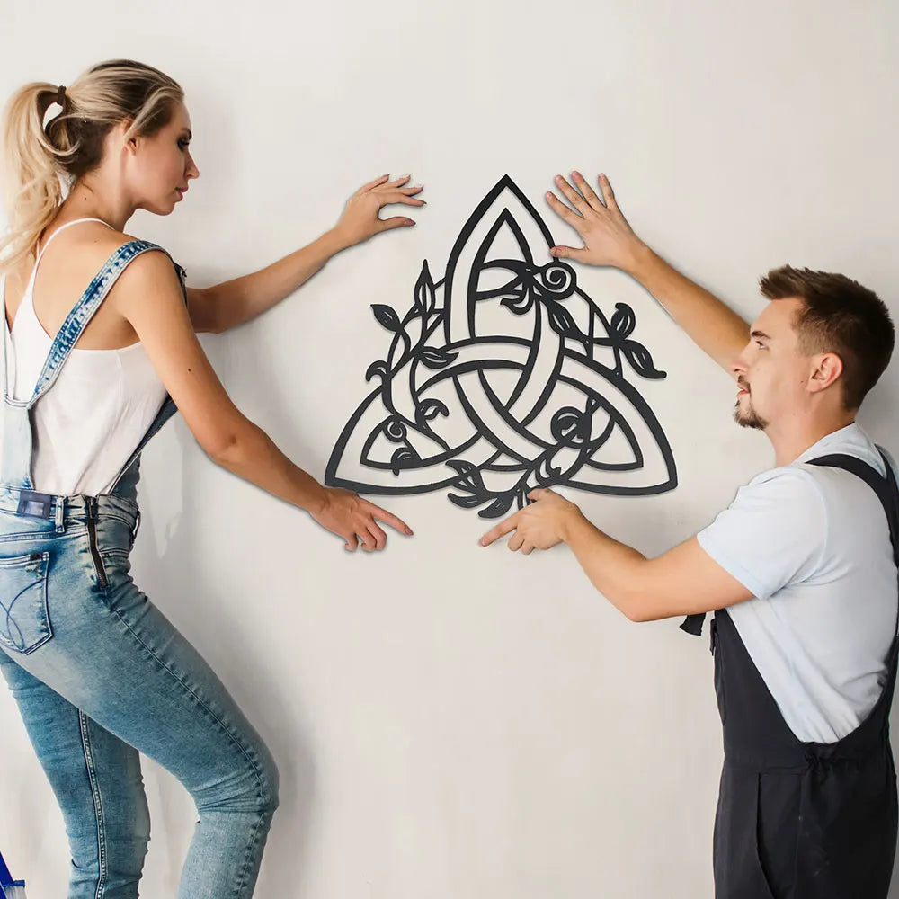 Celtic Trinity Metal Art