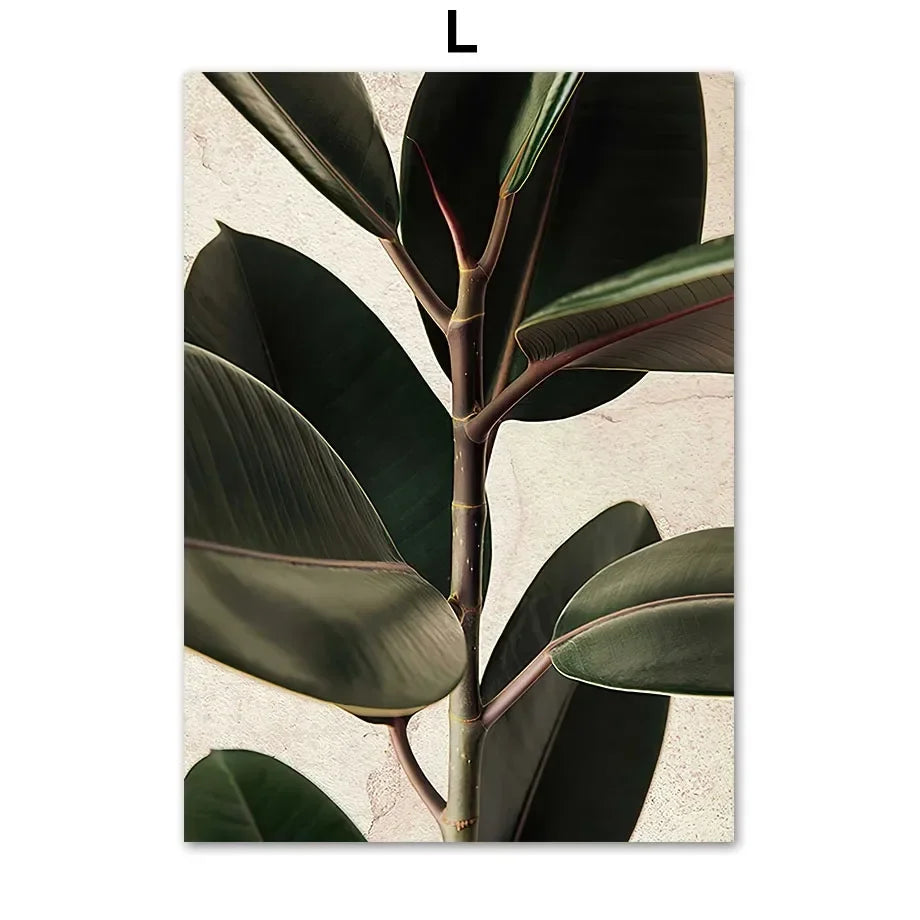 Green Graphic Shapes Art