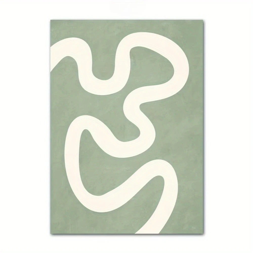 Green Floral Canvas Art
