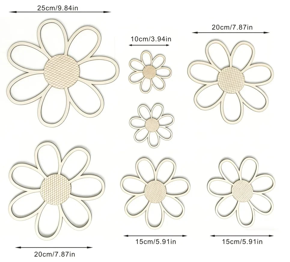 Rustic Wooden Flower Decor
