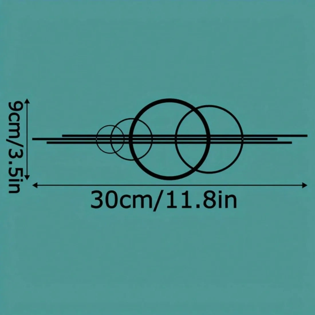 Geometric Circle Metal Art