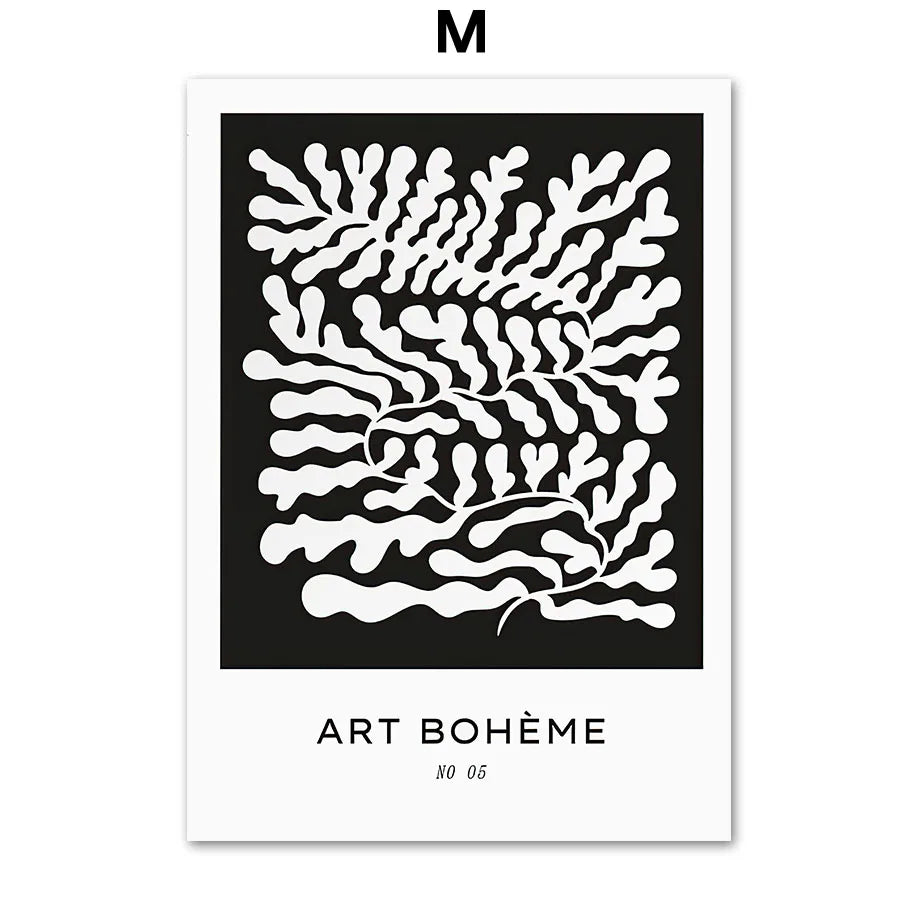 Abstract Matisse LIne Yayoi Kusama Lucky Queen Vintage Posters Canvas Painting Wall Art Print Room Modern Interior Home Decor