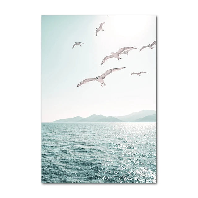 Coastal Turtle Canvas Art