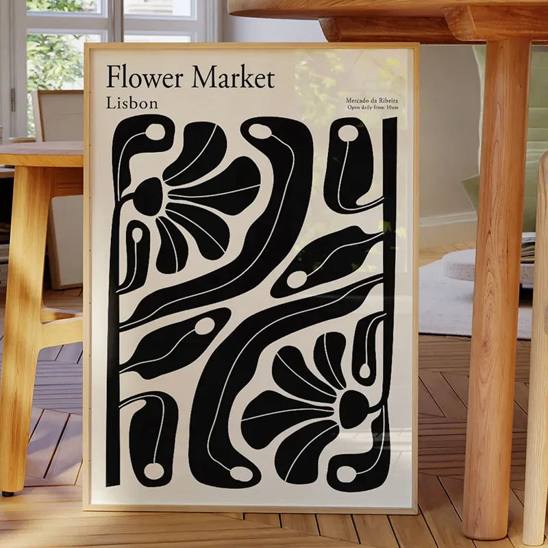 Flower Market Canvas Print