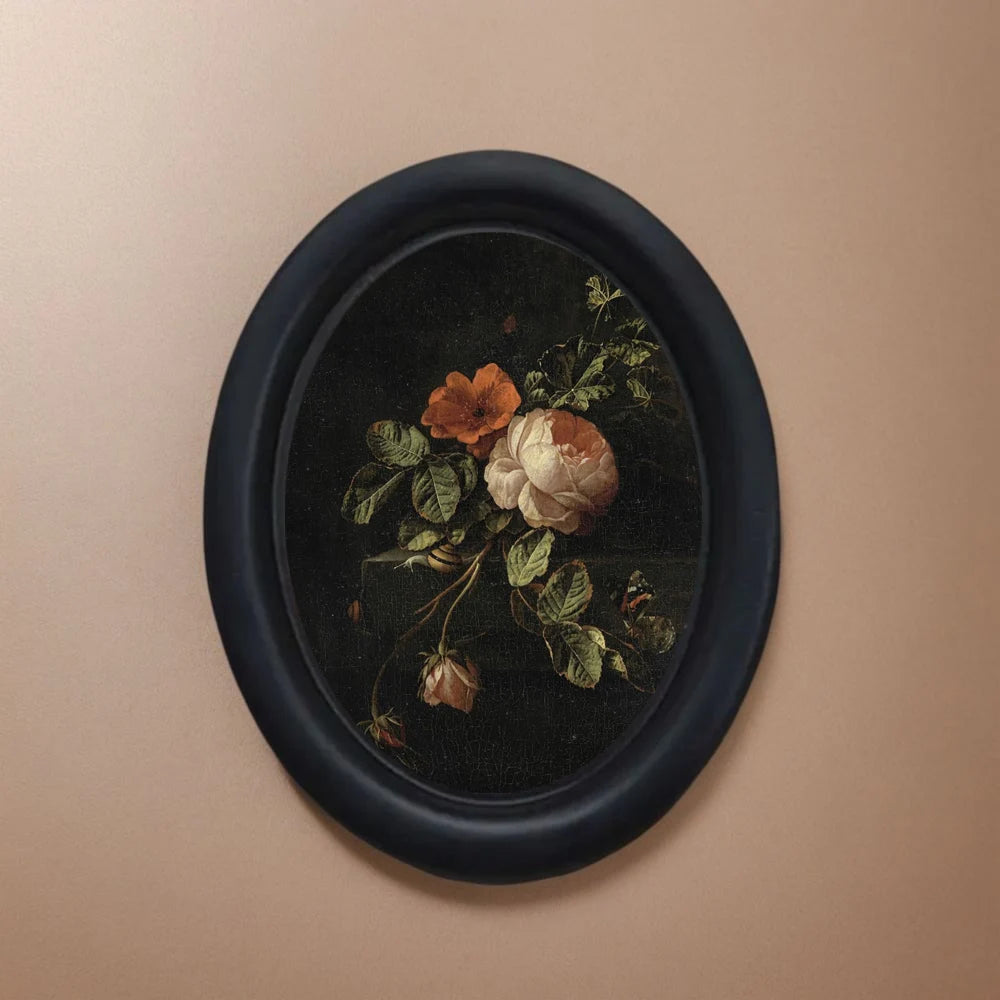 Vintage Peony Wood Decor