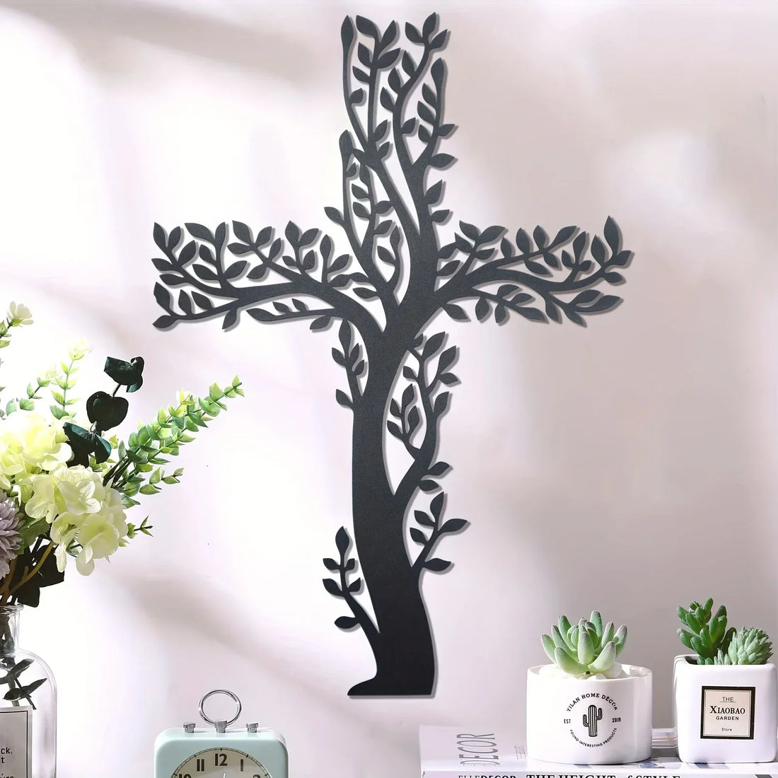 Peach Blossom Metal Art
