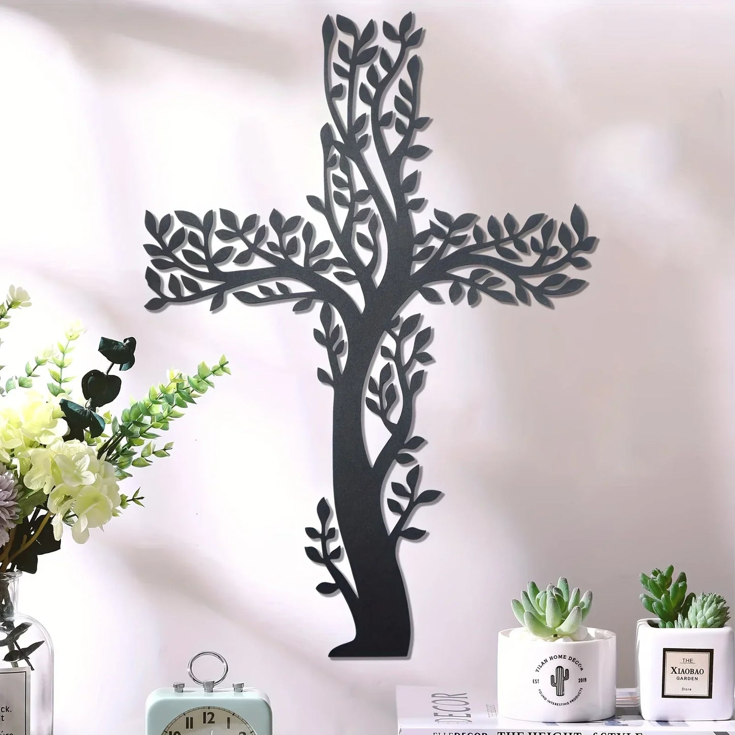 Peach Blossom Metal Art