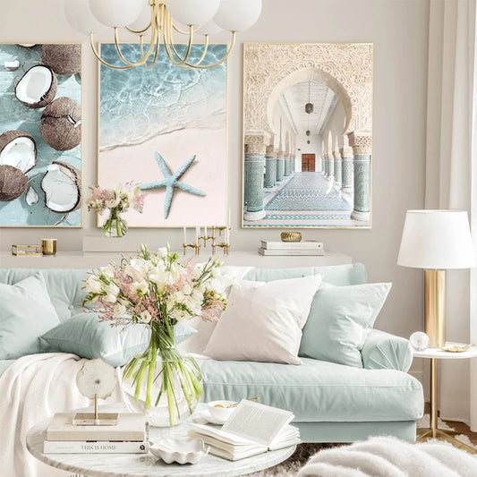 Summer Beach Canvas Art