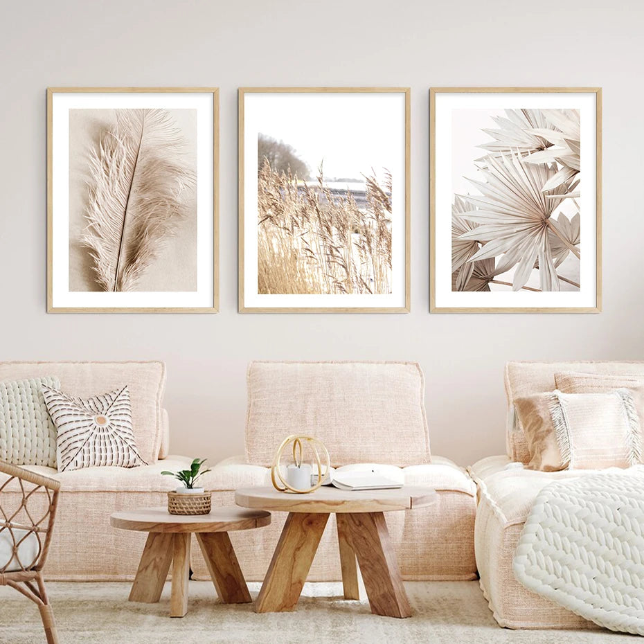 Floral Leaves Canvas Art