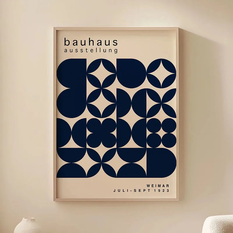 Bauhaus Rainbow Canvas Art