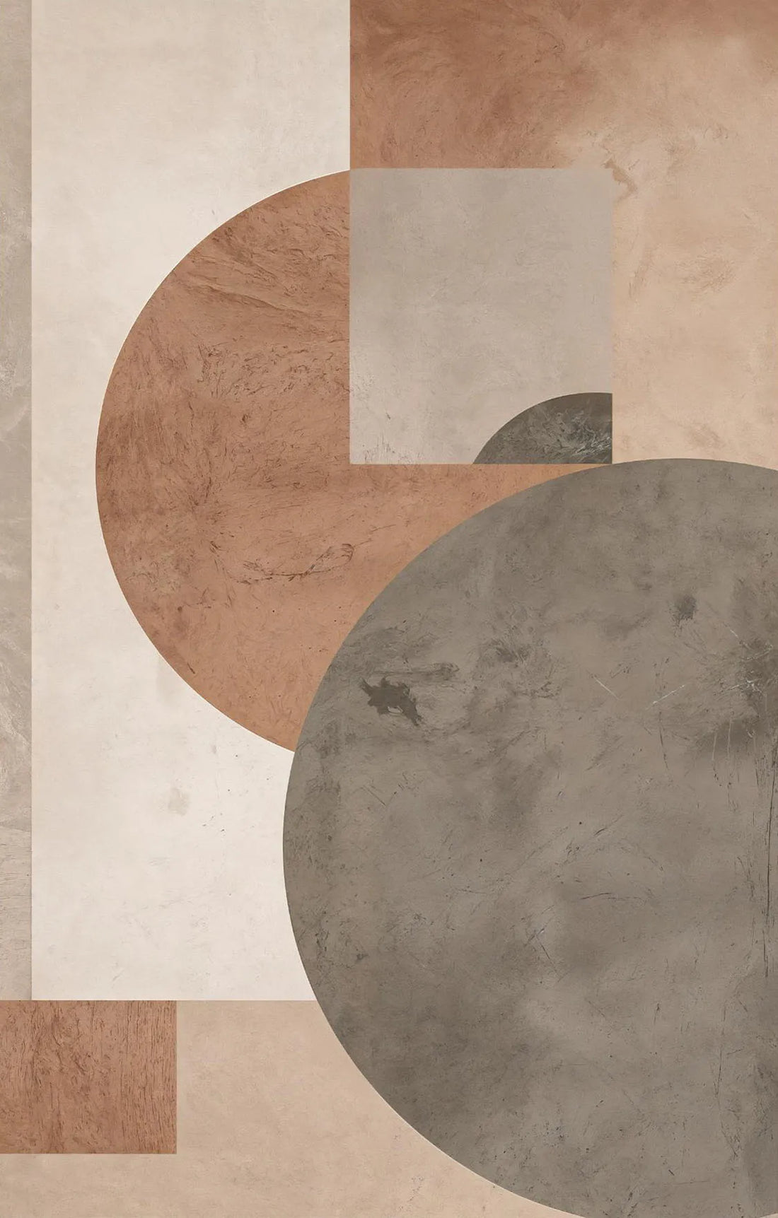 Earth Tone Triptych Art