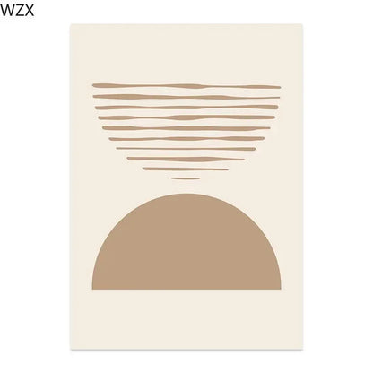 Scandinavian Geometric Canvas Art