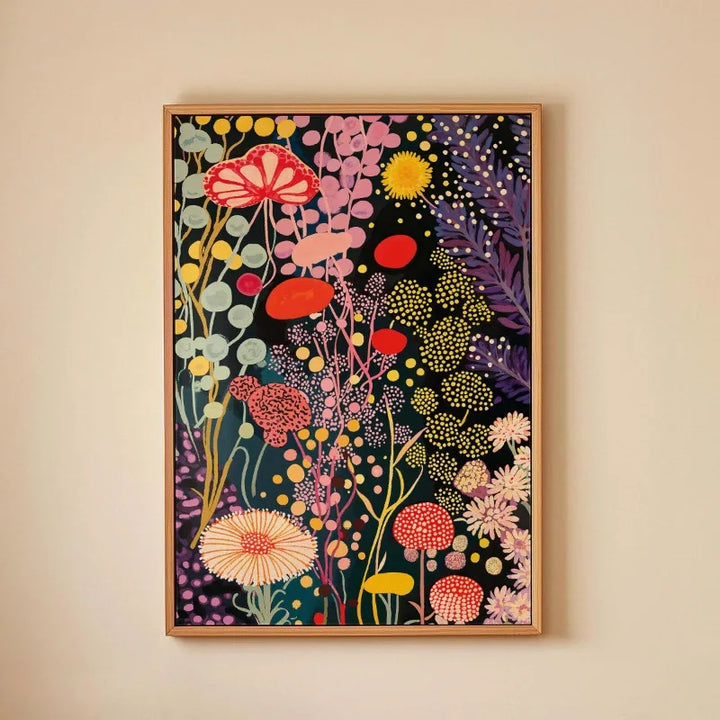 Japandi Floral Polka Art