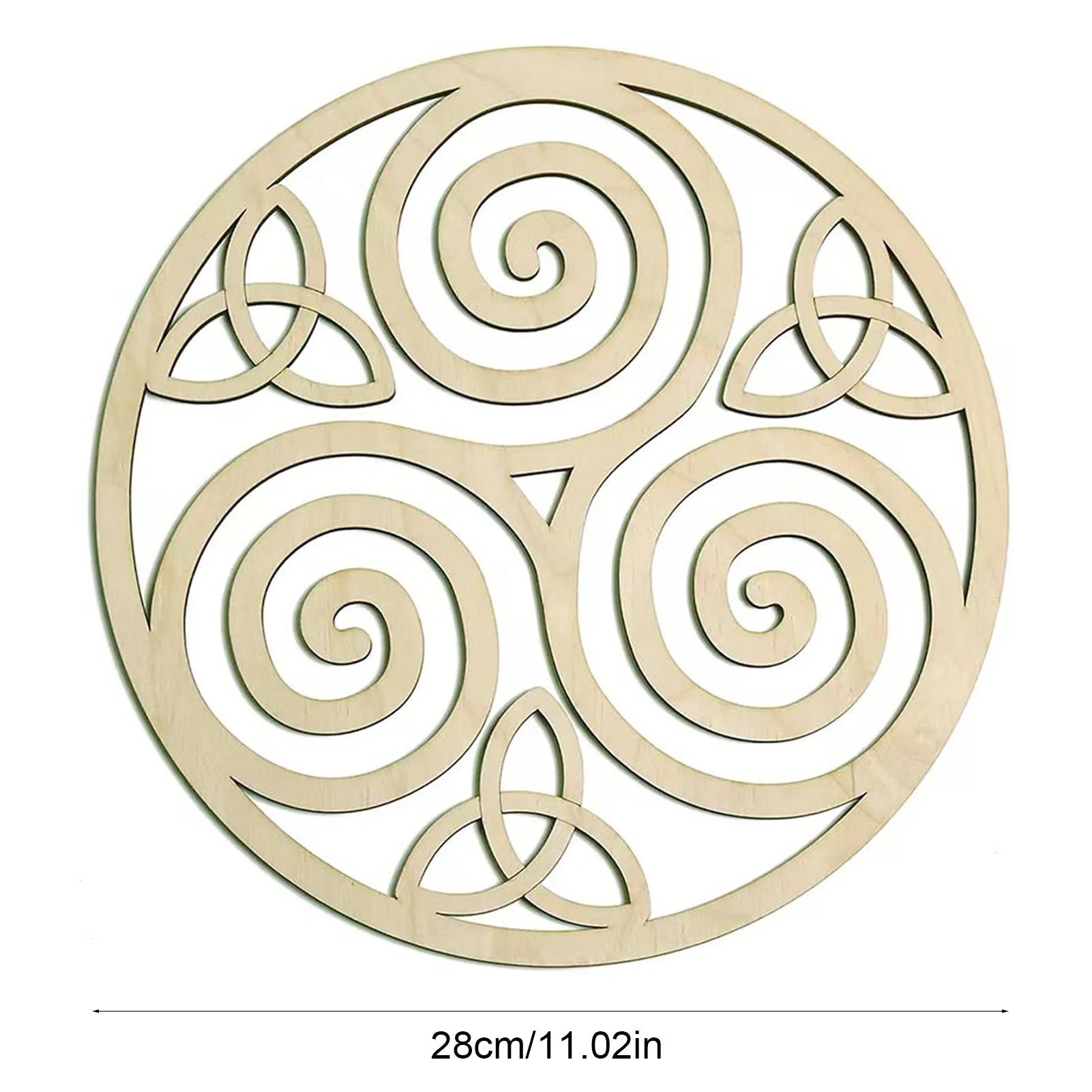 Celtic Triskele Wood Art