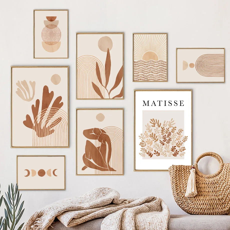 Boho Matisse Canvas Art