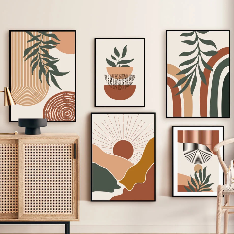 Rainbow Boho Wall Art