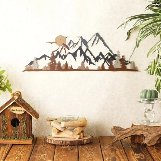 Mountain Metal Wall Art