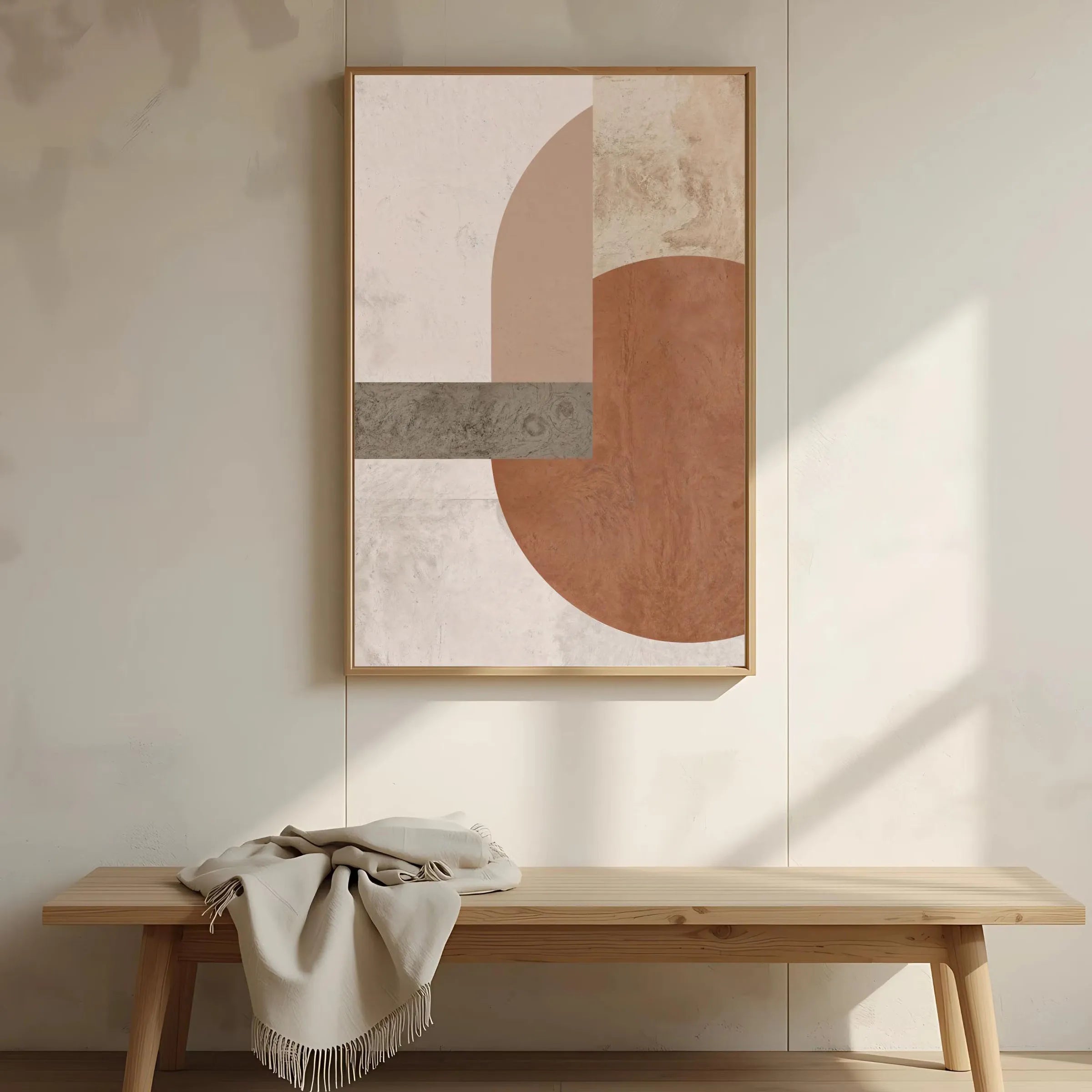 Earth Tone Triptych Art