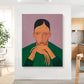 Abstract Figure Canvas Art