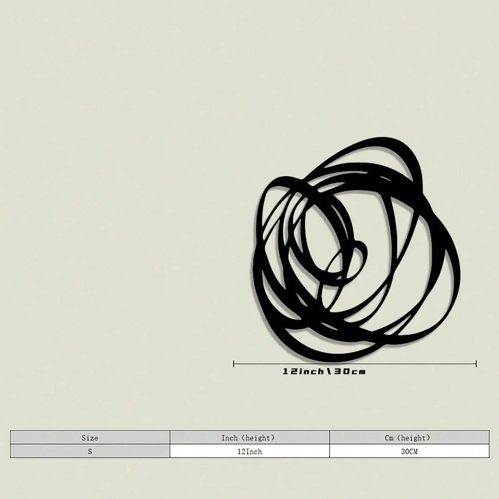 Circular Metal Wall Sculpture