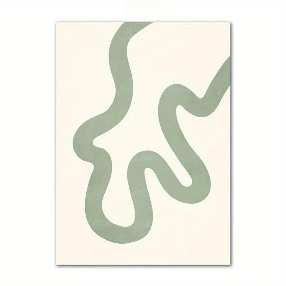 Green Floral Canvas Art