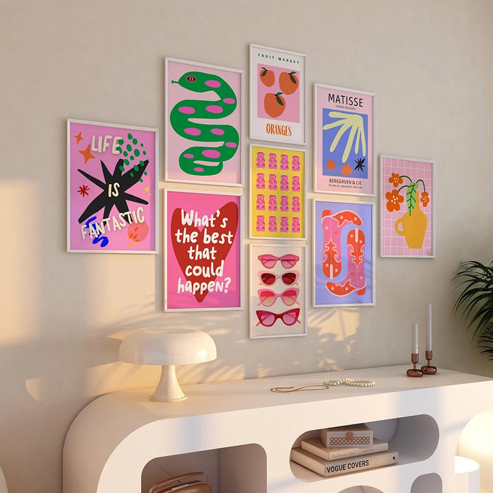 Scandinavian Floral Canvas