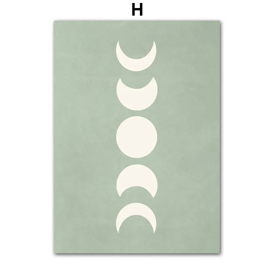 Boho Sun Moon Canvas