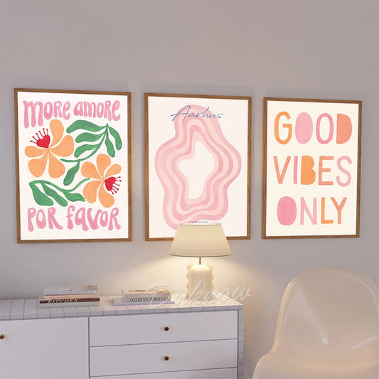 Nordic Floral Canvas Art