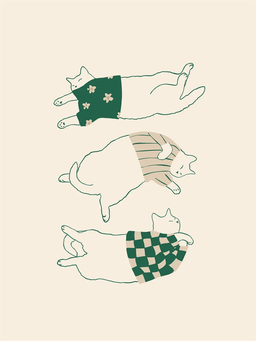 Lazy Cat Canvas Art