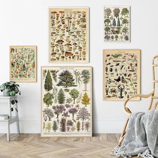 Vintage Botanical Canvas Print