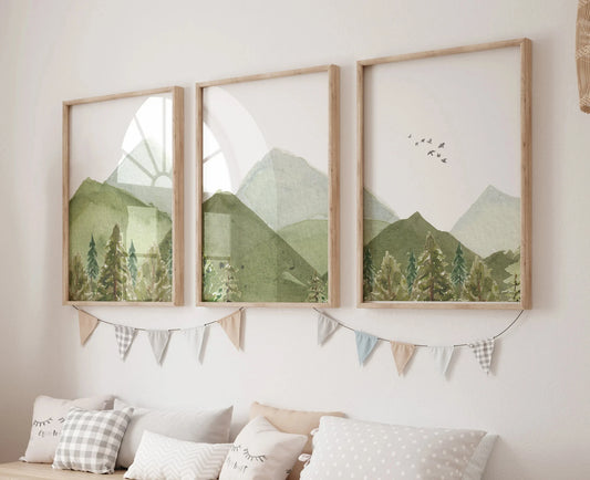 Woodland Nursery Canvas Art