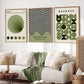 Green Bauhaus Wall Print