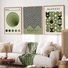 Green Bauhaus Wall Print