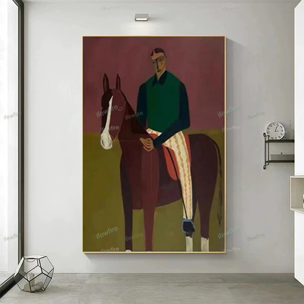 Handmade Figure Canvas Art